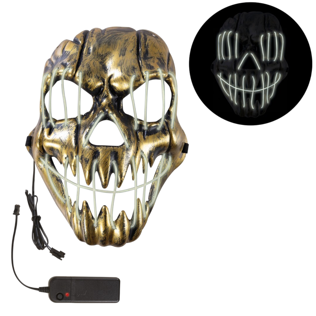 Masque LED Monstre Adulte – Masque Halloween Lumineux