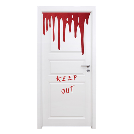 Décoration de Porte Sanglante – Décoration Halloween