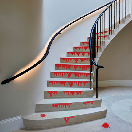 Décoration d’Escalier Sanglante – Halloween