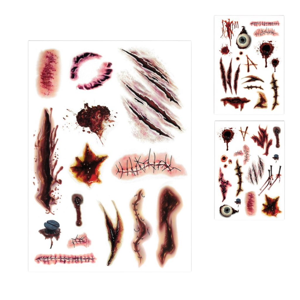 Tatouages Temporaires Cicatrices – Maquillage Halloween
