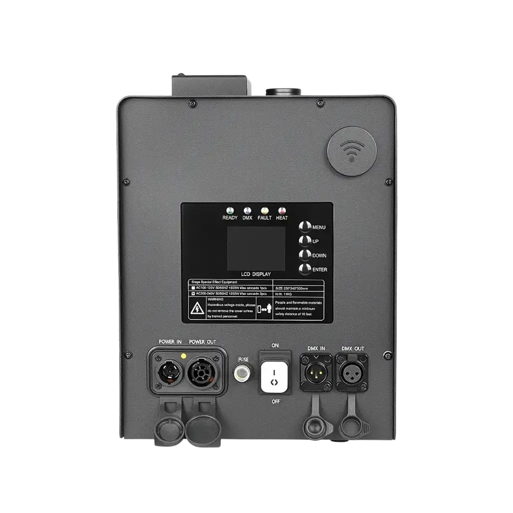 SPARK RAINPROOF® - Machine à étincelles froides 1100W, Outdoor &amp; Effet 3 à 6 mètres