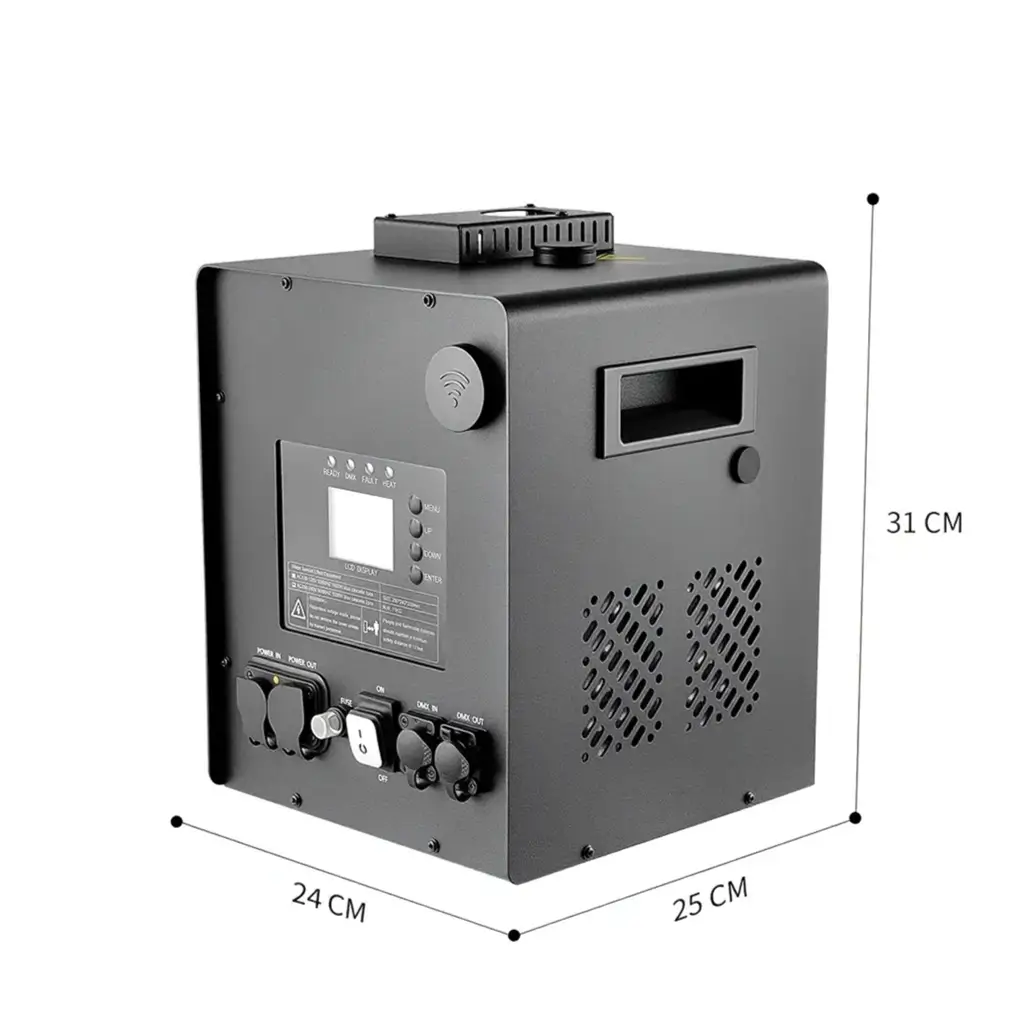 SPARK RAINPROOF® - Machine à étincelles froides 1100W, Outdoor &amp; Effet 3 à 6 mètres