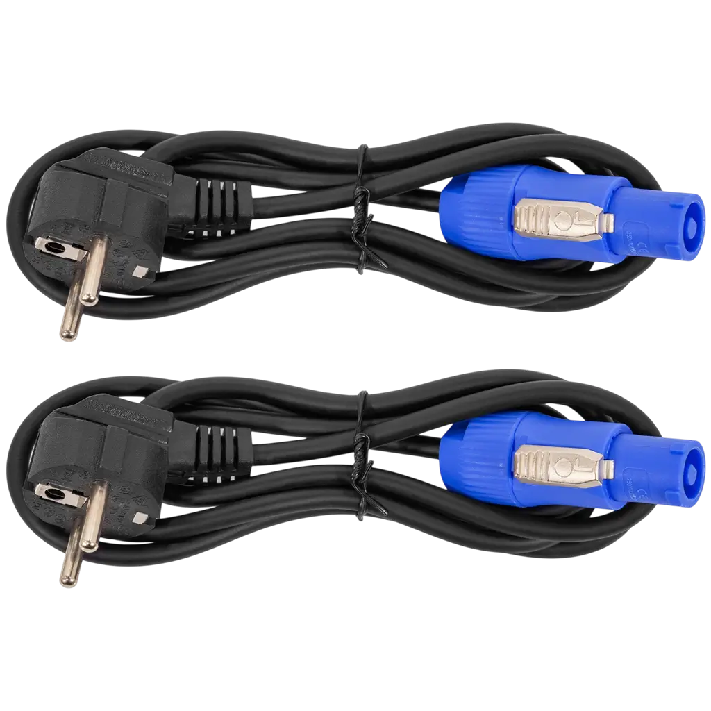 Pack de 2 lyres Spot LED 200 W avec flight case – Mac Mah