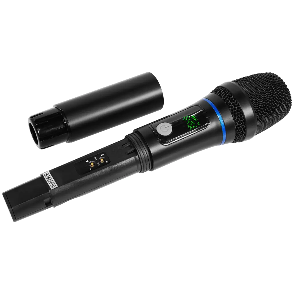 Enceinte portable amplifiée 150 W RMS 8 sur batterie avec micro UHF – Mac Mah