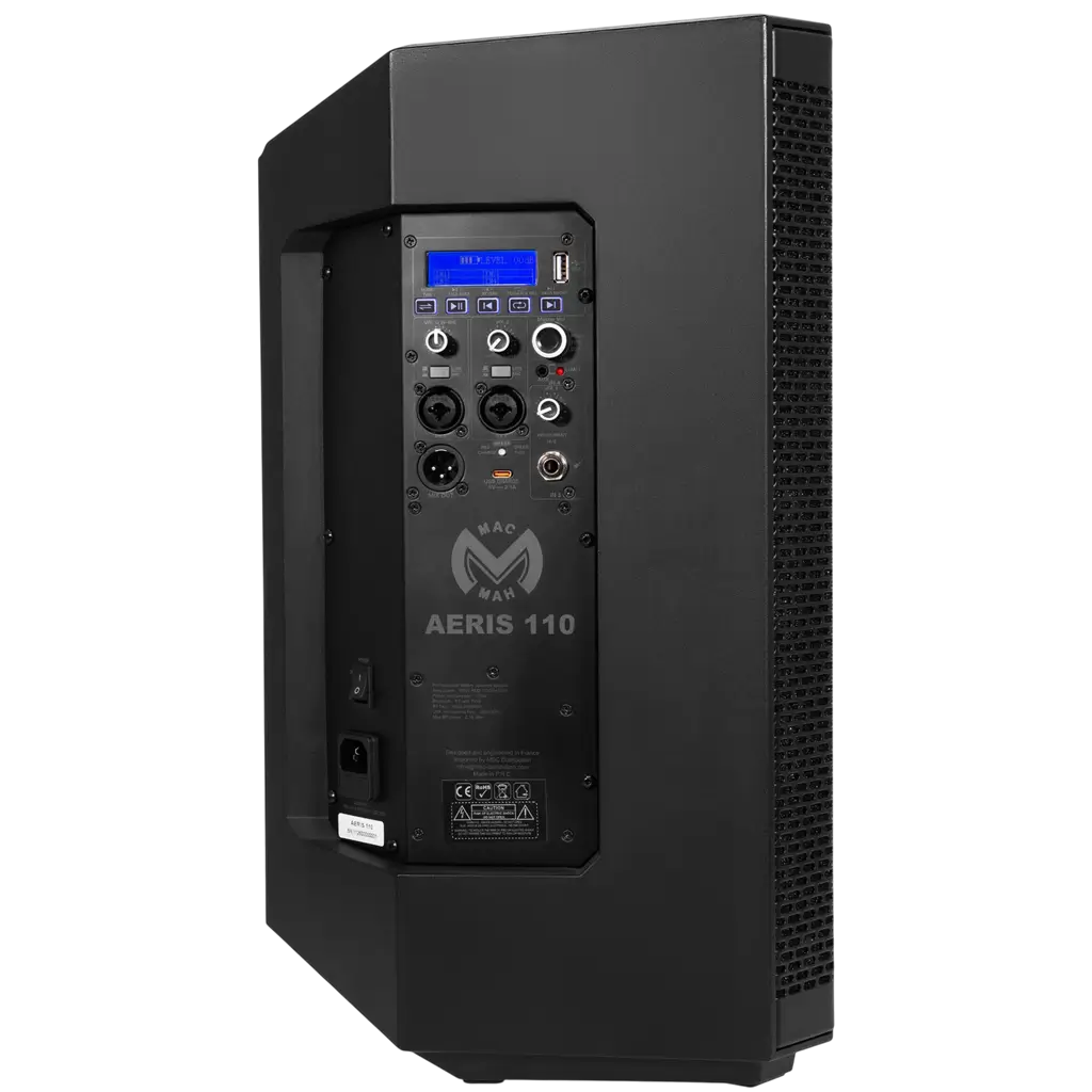 Enceinte portable amplifiée 150 W RMS 10 sur batterie avec micro UHF – Mac Mah