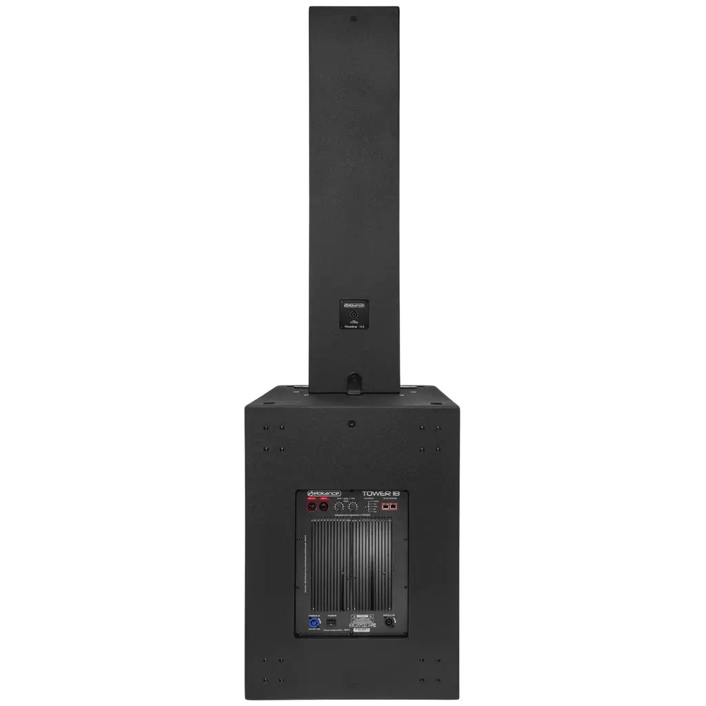 Système colonne actif 3 voies 1700 W RMS avec caisson 18 – Elokance