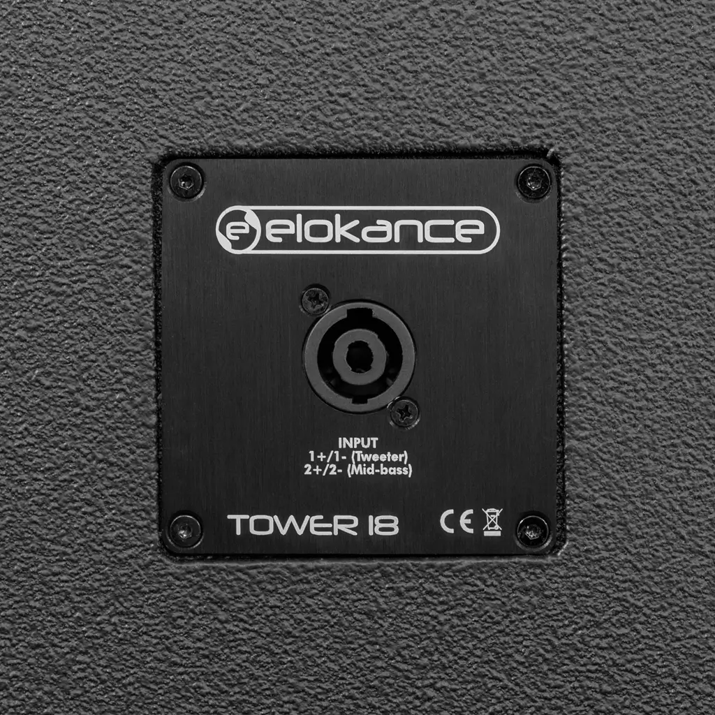 Système colonne actif 3 voies 1700 W RMS avec caisson 18 – Elokance