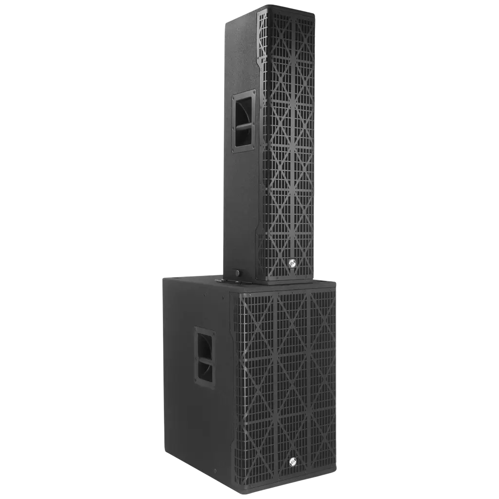 Système colonne actif 3 voies 1700 W RMS avec caisson 15 – Elokance
