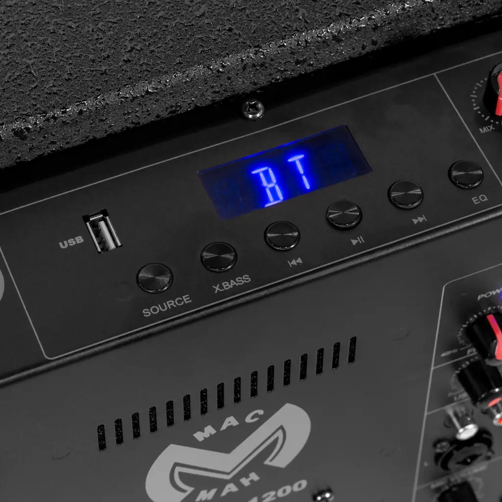 Système de sonorisation triphonique 600 W RMS avec caisson 15 – Mac Mah