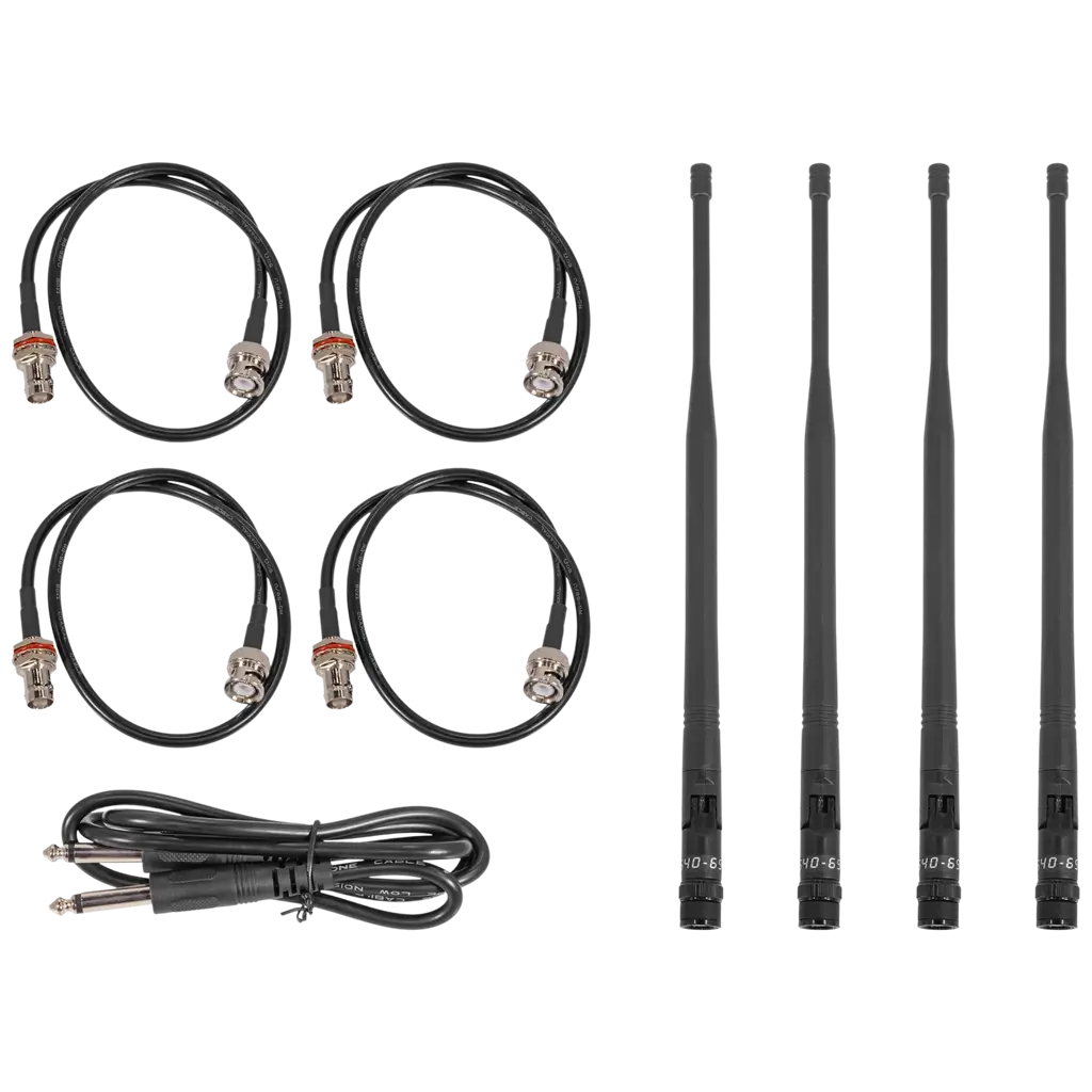 Système double micro sans fil UHF cardioïde True Diversity avec récepteur – Mac Mah