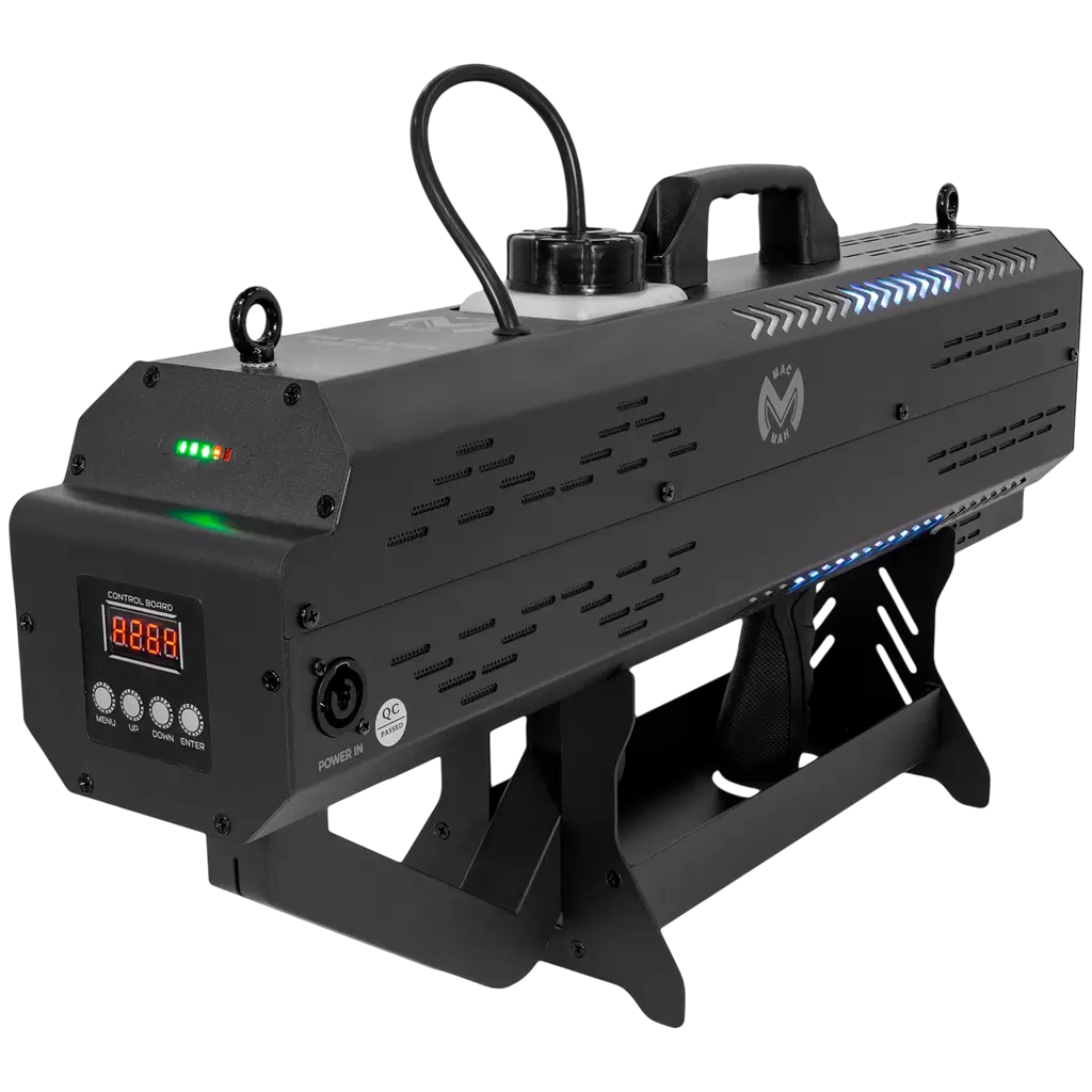 Canon à fumée portable 1500 W sur batterie avec LED RGB – Mac Mah