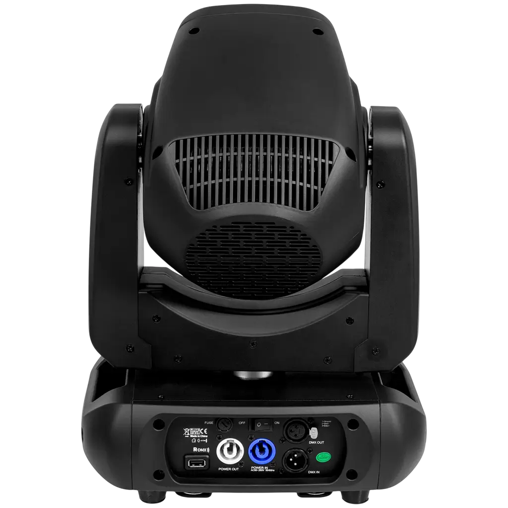 Pack de 2 lyres Spot LED 200 W haute luminosité avec flight case – Evolite