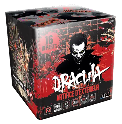 Feu d'Artifice Compact HORRIFIC® - DRACULA - 36 Tirs - 30 secondes
