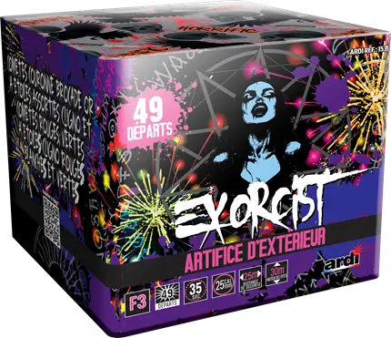 Feu d'Artifice Compact HORRIFIC® - EXORCIST® - 49 Tirs - 40 secondes
